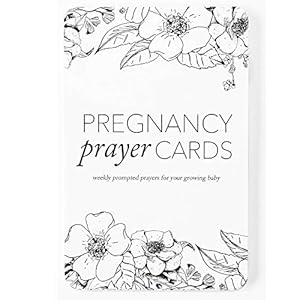 Pregnancy Prayer Cards (20 Cards) – One-of-a-Kind Pregnancy Announcement for Parents, Grandparents – Baby Prayer Cards…