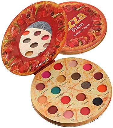 PIZZA Palette 18 Color Shimmer Matte Eyes Makeup Pigmented Powder
