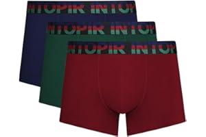 Men's Ultra Breathable Underwear Modern Multipack Comfortsoft Moisture-Wicking Boxer Briefs 3 Pack
