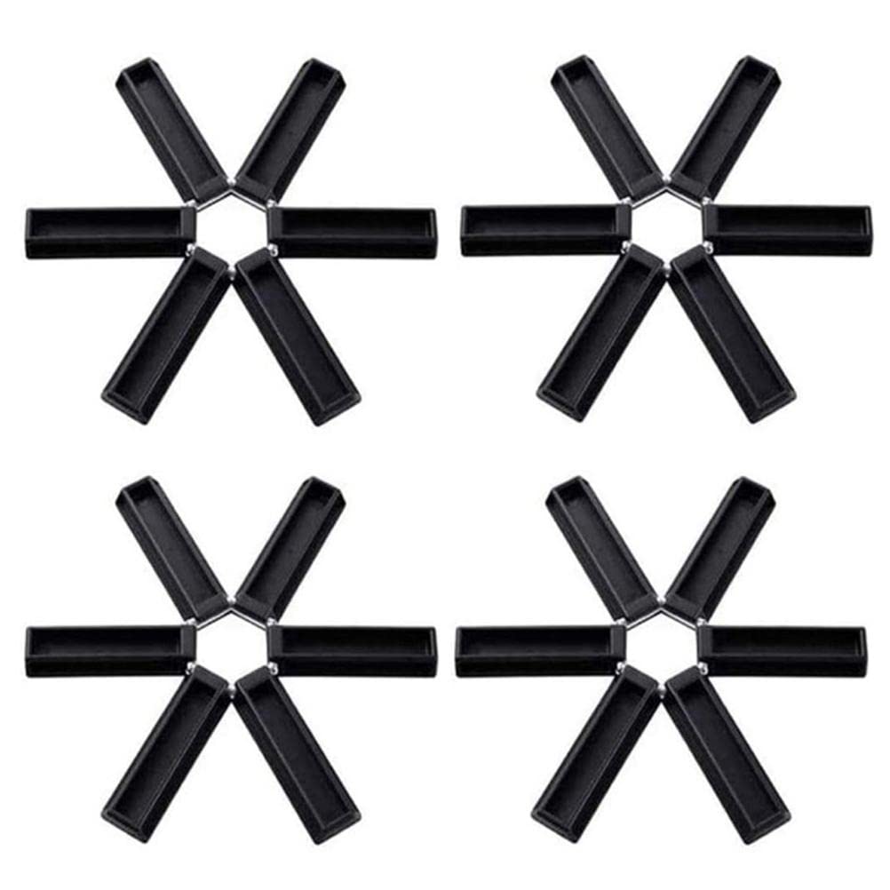 SanCiYu Creative Folding Heat Insulation Pad, Folding Non-Slip Hot Pad,Worktop Protector Heat Resistant Pad for Hot Pans/Dishes/Plates/Pots