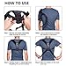 (2021New) Posture Corrector for Women Men - Posture Brace Adjustable Back Straightener, Comfortable Upper Clavicle Support Device for Thoracic Kyphosis and Back Pain Relief (New (26-48))