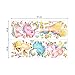 decalmile Unicorn Wall Decals Kids Room Wall Decor Childrens Nursery Baby Room Wall Stickers