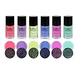 BMC Electric Pastel Creative Art Stamping Polishes - Electro Glo Collection
