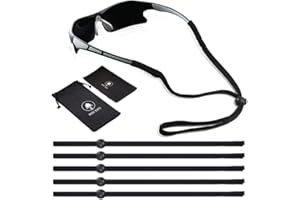 5 Pack Sports Eyeglasses Holder Strap Sunglasses Lanyard Cotton Neck Cord Retainer of Mini Tree