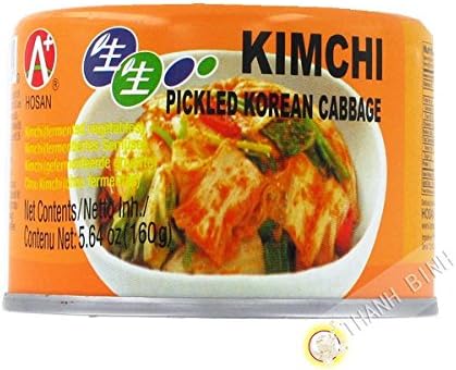 Chinese Cabbage Kim Chi HOSAN 160g Korea - Pack of 6 pcs