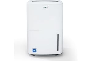 Uhome 120 Pints Dehumidifier with Drain Hose - 6000 Sq. Ft Quiet Dehumidifier for Home, Basements, Storages and Large Rooms with 1.32Gallon Water Tank