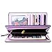 Women Long Clutch Wallet PU Leather Handbag Ladies Purse Large Capacity Multi Card Cellphone Holder Organizer with Zipper Closure Valentine’s Gift Gottowin (Lilac)