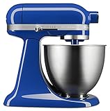 KitchenAid KSM3311XTB Artisan Mini Series Tilt-Head Stand Mixer, 3.5 quart, Twilight Blue