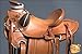 HILASON 16″ Western Horse Saddle Leather Wade Ranch Roping Oiledthumb 4