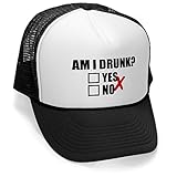 AM I DRUNK - YES OR NO - Unisex Adult Trucker Cap Hat
