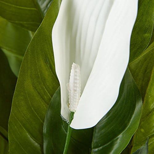 Large and Lively Artificial Spathiphyllum and Peace Lily Bush for Arranging, Crafting and Embellishing
