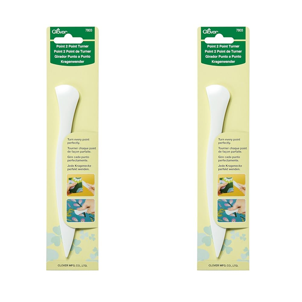 Clover Steel 2 Point Turner, Gray, 21 x 11 x 3.2 cm (Pack of 2)