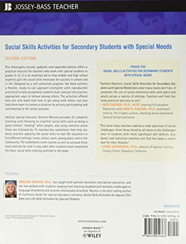 Social Skills Activities For Secondary Students With Special Needs 