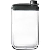 Rabbit Leak-Free Discreet Flask, Compact and Portable, Black Stainless Steel, 3.25" x 1.2" x 6" Dimensions, Perfect for Travel and Outdoor Use