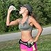 Fitletic Running Water Bottle BPA Free Pair 8 Oz Black Cap Replacement Bottle | Hydration Bottle | Fits Running Belt RB08-01