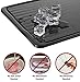 MysThaw Defrosting Tray + Drip Tray - Quick & Natural Way to Defrost Frozen Foods without Electricity | Fast Thawing Plate, Easy to Clean with Sponge, (3pcs Set)