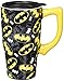 Spoontiques - Ceramic Travel Mugs - Batman Logo Cup - Hot or Cold Beverages - Gift for Coffee Lovers