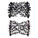 Ruihfas 2 Pcs Magic Hair Comb for Lady Women Girls Hair Styling Combs, Easy Stretch Beaded Combs Clips