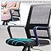 Ergonomic Office Chair Desk Chair Mesh Computer Chair with Lumbar Support Arms Modern Executive Rolling Swivel Mid Back Task Chair for Women Adults,Black