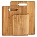 Zenware 3 Piece Triple-Ply Warp Resistant All Natural Bamboo Cutting Board Set – Small