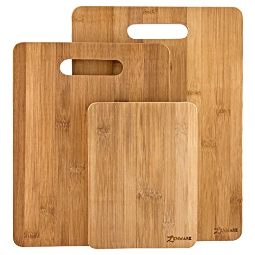 Zenware 3 piece triple-ply warp resistant all natural b…