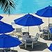 EliteShade 9Ft Umbrella Patio Outdoor Table Umbrella,Blue