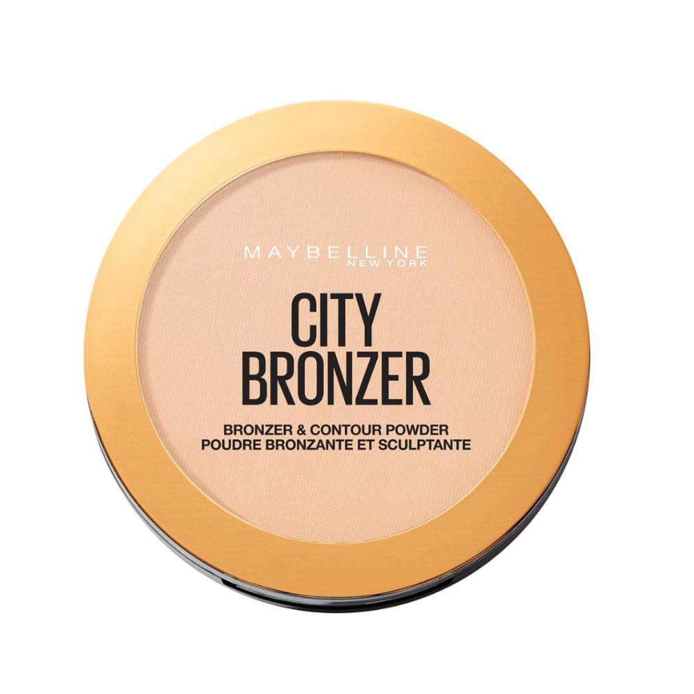 Maybelline Unisex's New York polvere bronzante city bronzo n BRONZER POUDRE 100 LIGHT COOL, one size