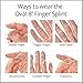 3-Point Products Oval-8 Finger Splint, Support and Protection for Arthritis, Trigger Finger or Thumb, and Other Finger Conditions, 1-Pack, Size 2