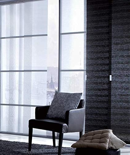 Flächenvorhang lichtdurchlässig Stroh Gewebt, taupe, 45 cm: Amazon.de