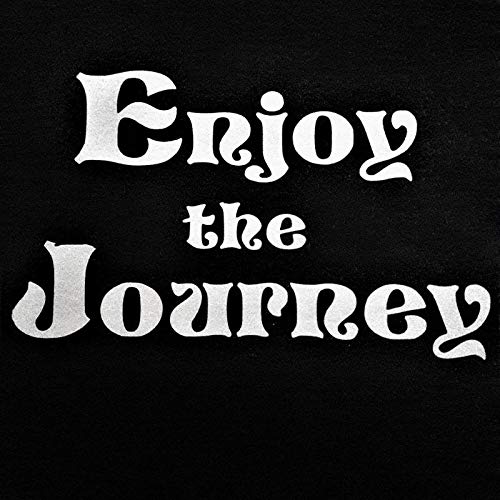 Chase Grace Studio Enjoy The Journey Travel Vinyl Decal Sticker|White|Cars Trucks SUVs Vans Laptops Walls Glass Metal|6.5