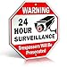 Signs Authority Video Surveillance Signs Outdoor - No Trespassing Signs Private Property - No Trespassing | 12