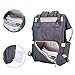 Diaper Bag,Becmd Large Capacity Diaper Bag Backpack,Multi-Function Travel Backpack Nappy Bag,Nurse bag,Fashion Mummy Bag,Waterproof for Baby Care,Stylish and Durable (Grey)