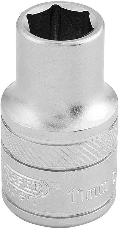 Draper 16600 1/2 Inch Square Drive 11mm 6 Point Socket
