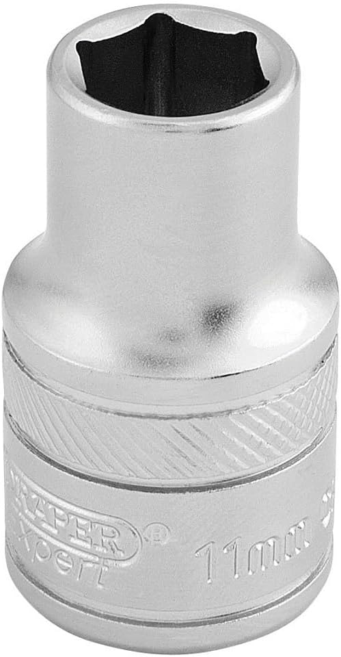 Draper 16600 1/2 Inch Square Drive 11mm 6 Point Socket