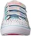 Skechers Kids Chit Chat Secret Chic Light-Up Sneaker (Little Kid),Light Blue,