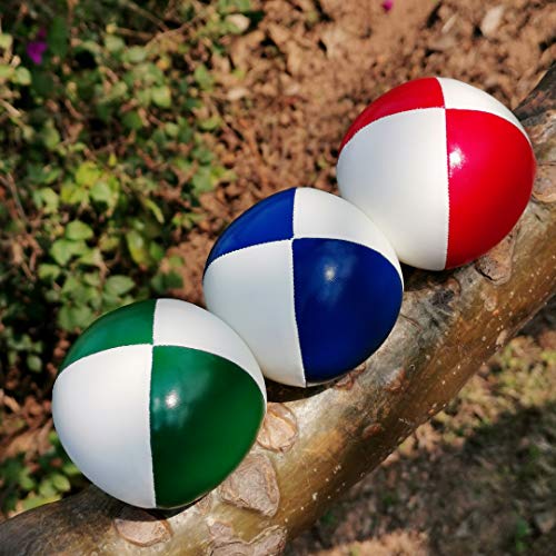 Juggling Balls for Beginners Kids & Professional (Red Green Blue