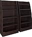Ameriwood Home Hazel Kids 4 Shelf Bookcase, Espresso