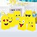 Emoji Paper Bags Gift Bags with Thank-You Stickers for Kids Birthday Party Supplies Pack of 24(Bags)