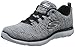 Skechers Sport Women's Flex Appeal 2.0 Fashion Sneaker, White/Black Knit, 8.5 M US
