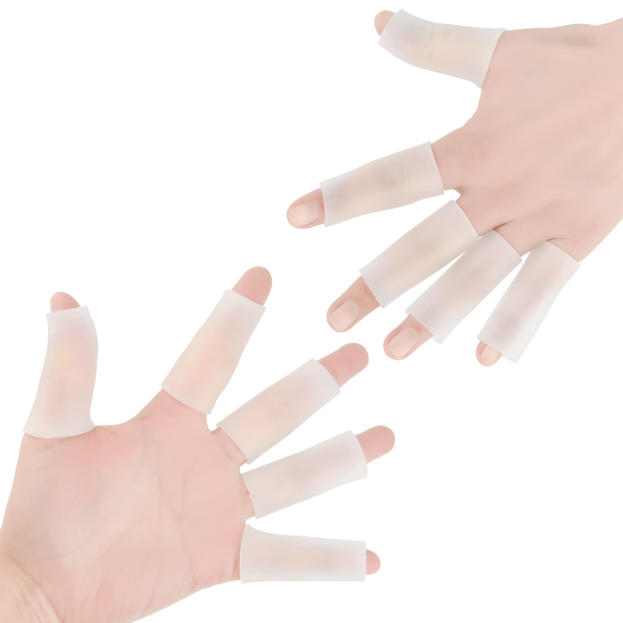 HioIoiH Gel Finger Sleeve, Finger Cot Protectors, Protect from Finger Tips Cracked finger friction