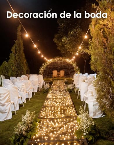 BESCOST Outdoor String Lights 100 m, 1000 LED String Lights, Outdoor Lights with 8 Modes, Waterproof Outdoor LED Lights, Decoration for Christmas, Party, Wedding, Patio, Garden, Festival, etc