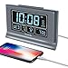DreamSky Digital Alarm Clock with Battery Backup, 5 Inch Large Display, Auto Set Clock, USB Charging Ports, 12/24H