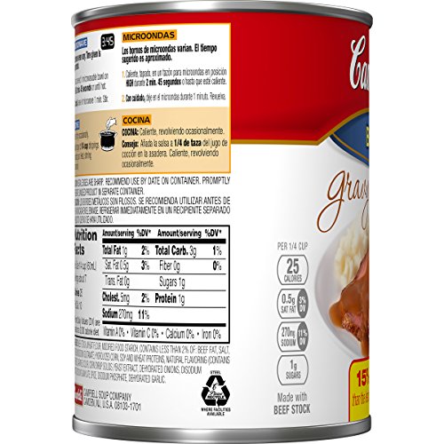 Campbell's Gravy, Beef, 13.8 Ounce (Packaging May Vary)