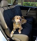 Pet Seat Cover for Cars - Easy to Clean Quilted Waterproof Material, Velcro Seat Belt Openings, Non Slip Silicone Backing and Seat Anchors. Universal Protector for Cars, Trucks and SUV's. Supports Bench and Hammock Setups for Dog.