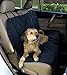 Pet Seat Cover for Cars - Easy to Clean Quilted Waterproof Material, Velcro Seat Belt Openings, Non Slip Silicone Backing and Seat Anchors. Universal Protector for Cars, Trucks and SUV's. Supports Bench and Hammock Setups for Dog.