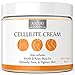 Anti Cellulite Cream, 16 oz with L-Carnitine (Anjou Natural Muscle Relaxation for Yoga, Soothes and Tightens Skin Gel, Hot Cream, 87% Organic Fat Burner)