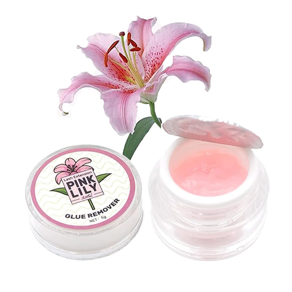Eyelash Extension Remover - Aloe Flavo & Lily Flavor, Fast Dissolution Low Irritation Lash Cream (Lily)