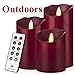 Comenzar flameless Candles， led Candles Set of 3（Battery not Include）