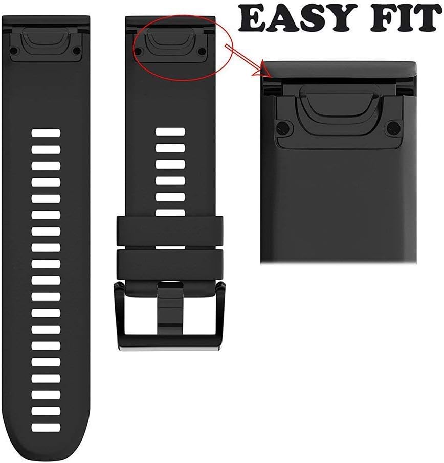 NotoCity for Garmin Fenix 6/6 pro Strap, Quickfit 22mm for Fenix 5/7/5 plus/7 Pro/8 47mm - Image 3