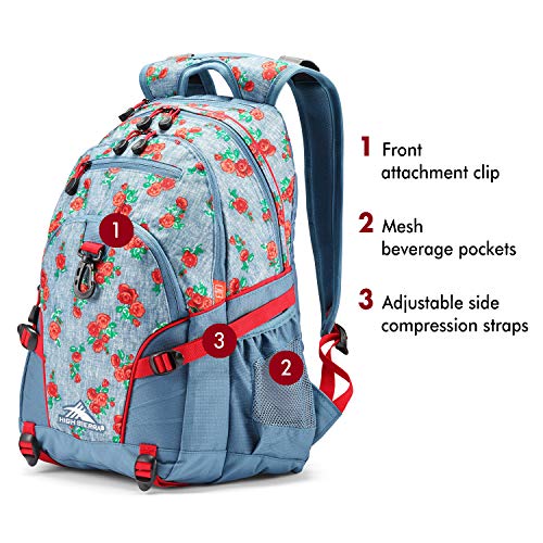 image for High Sierra Loop Backpack for Men and Women, Compact Bookbag Backpack 